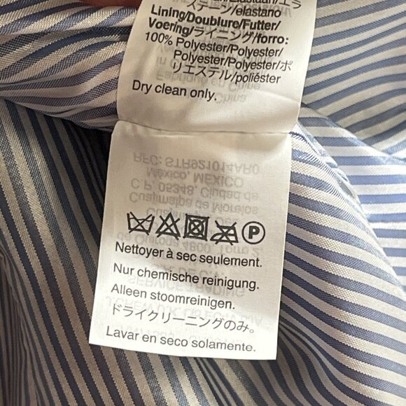 J Crew Mercantile Blazer Womens 2 Navy Schoolboy Gold Buttons Old Money Preppy - Picture 5 of 9